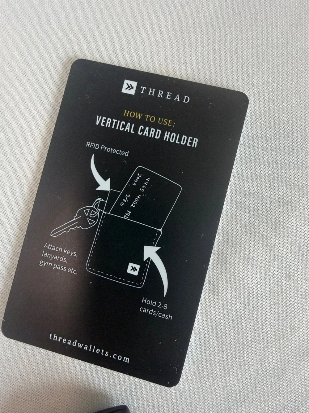 Thread Wallets thread vertical